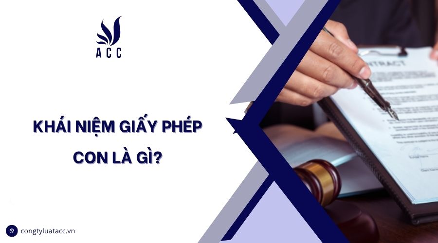 Khái niệm giấy phép con là gì?