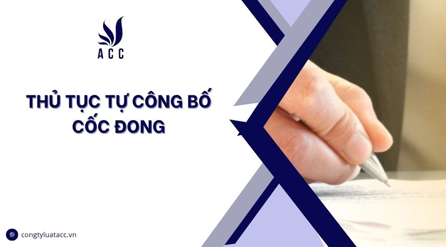 Thủ tục tự công bố cốc đong