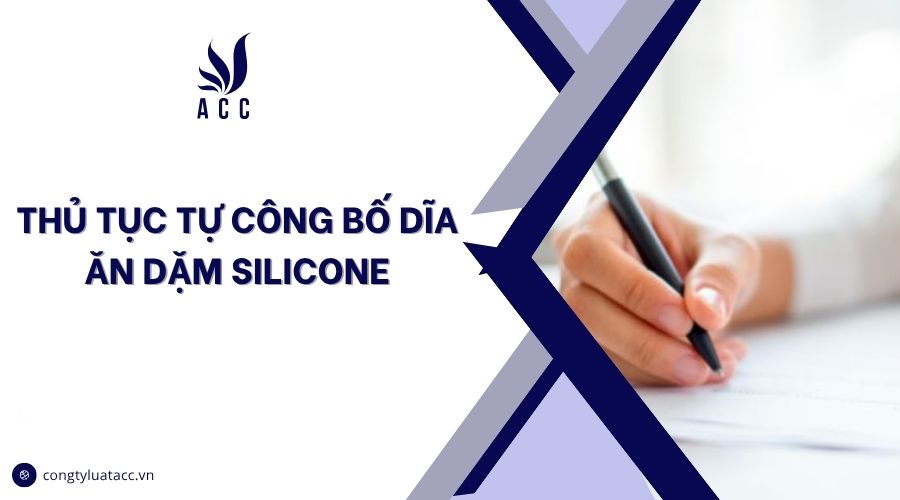 Thủ tục tự công bố dĩa ăn dặm silicone