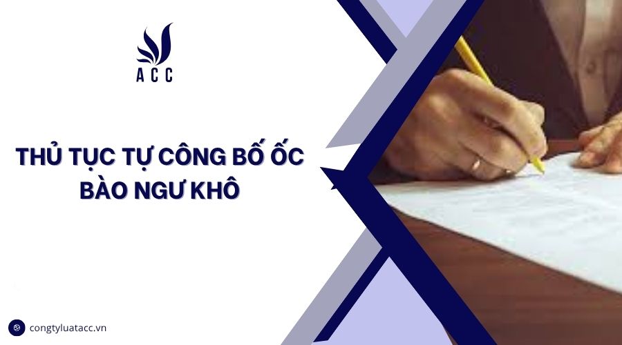 Thủ tục tự công bố ốc bào ngư khô