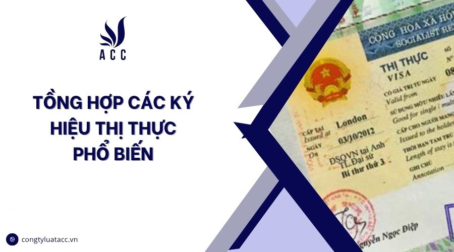 Tồng hợp các ký hiệu thị thực phổ biến