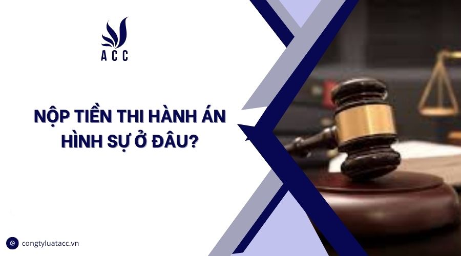 Nộp tiền thi hành án hình sự ở đâu?
