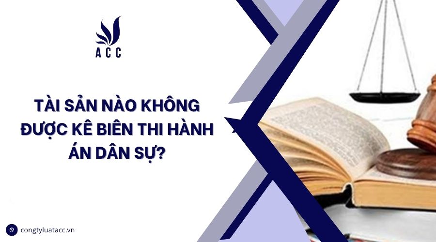 Tài sản nào không được kê biên thi hành án dân sự?