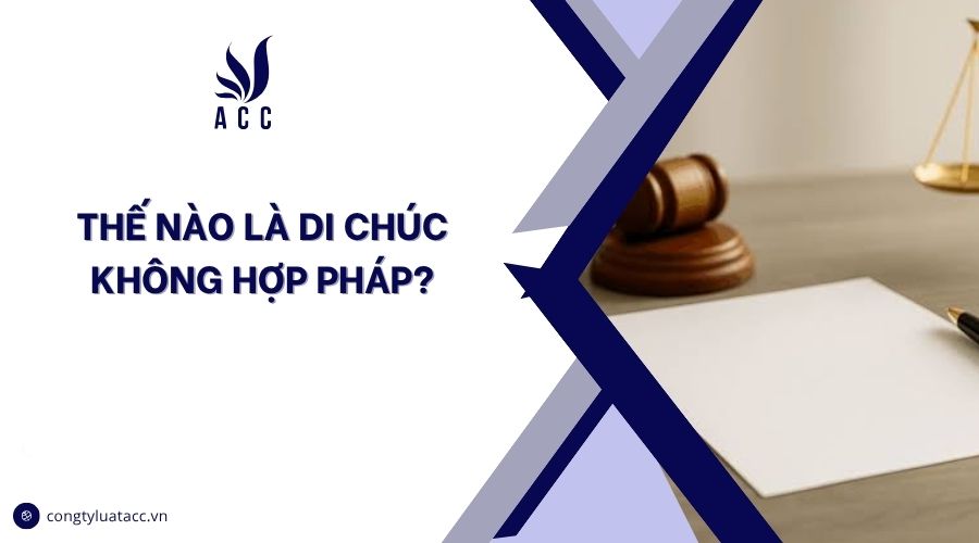 Thế nào là di chúc không hợp pháp?