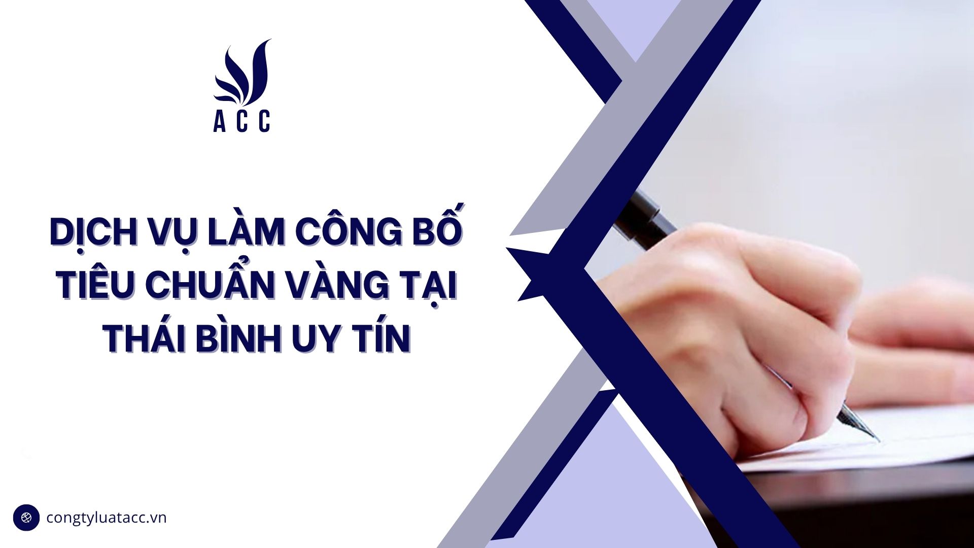 Dịch vụ làm công bố tiêu chuẩn vàng tại Thái Bình uy tín