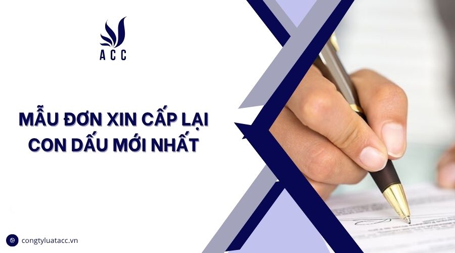 Mẫu đơn xin cấp lại con dấu mới nhất