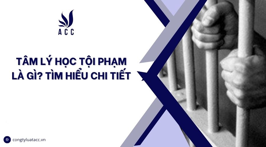 Tâm lý học tội phạm là gì? Tìm hiểu chi tiết