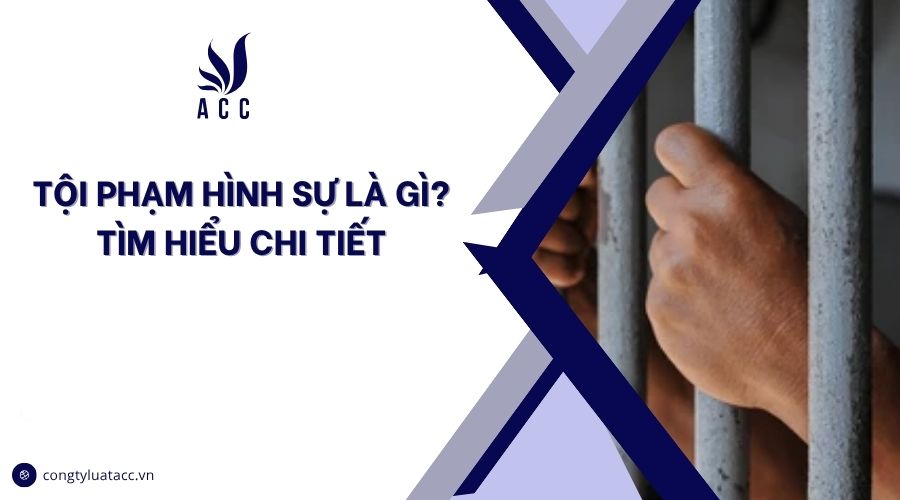 Tội phạm hình sự là gì? Tìm hiểu chi tiết